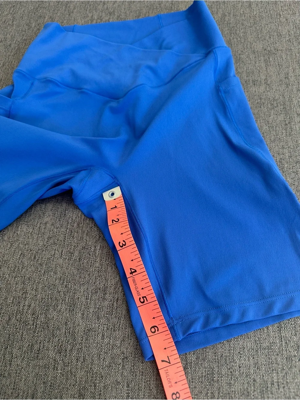 HALARA Cross-Waist Bike Shorts - Blue